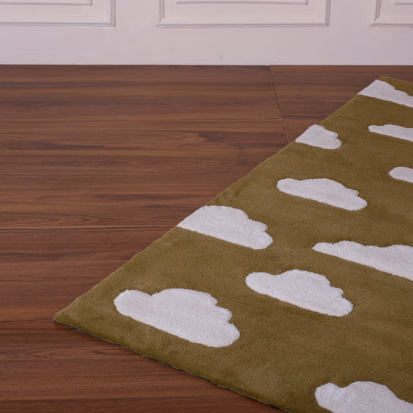 Brown Clouds kids carpet