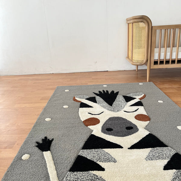 Zen Zebra kids carpet
