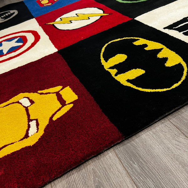 Super Heros Kids Carpet