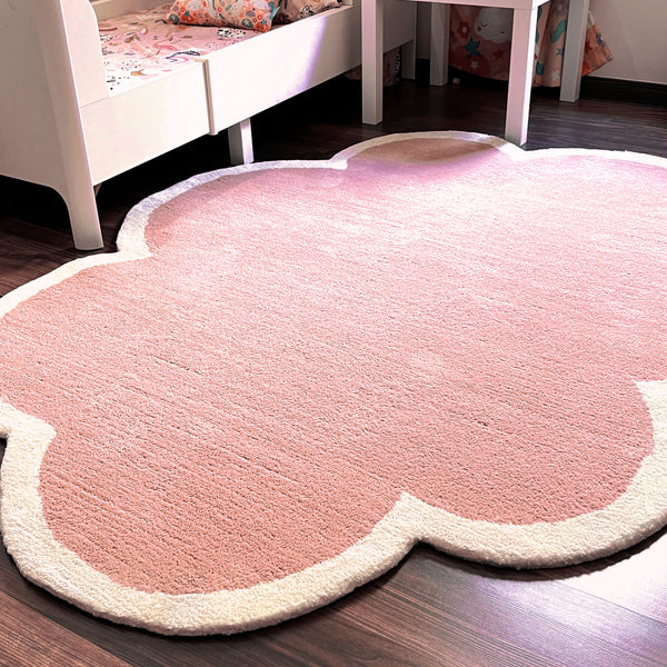 Pink Floral Pattern Carpet