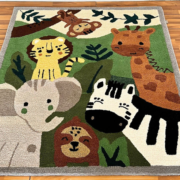 Jungle Animals Kids Carpet
