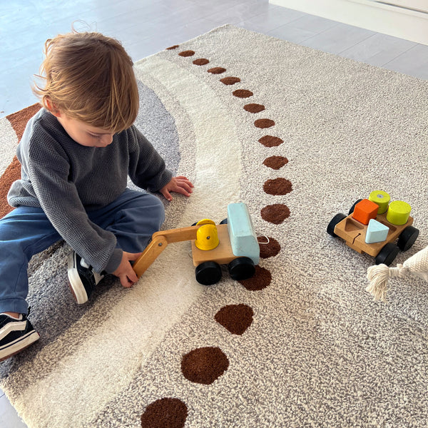 UniSex Rainbow Kids Carpet