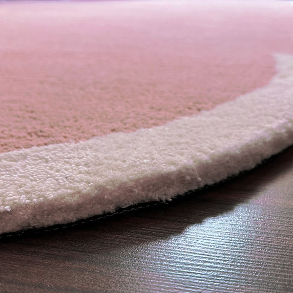 Pink Floral Pattern Carpet