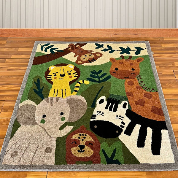 Jungle Animals Kids Carpet