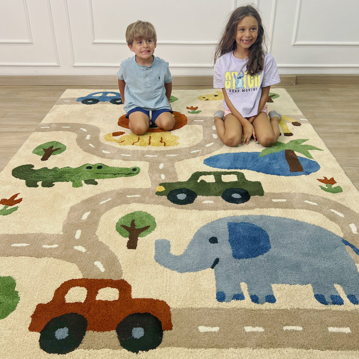 Safari Animals kids Carpet