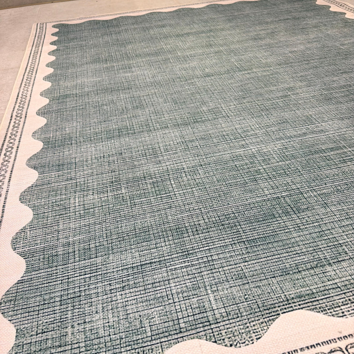 Sage Scallop Kitchen Carpet
