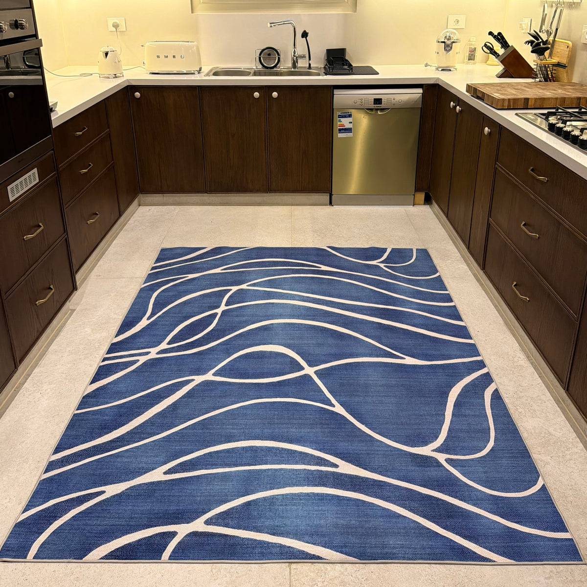 Tide Lines Kitchen Carpet