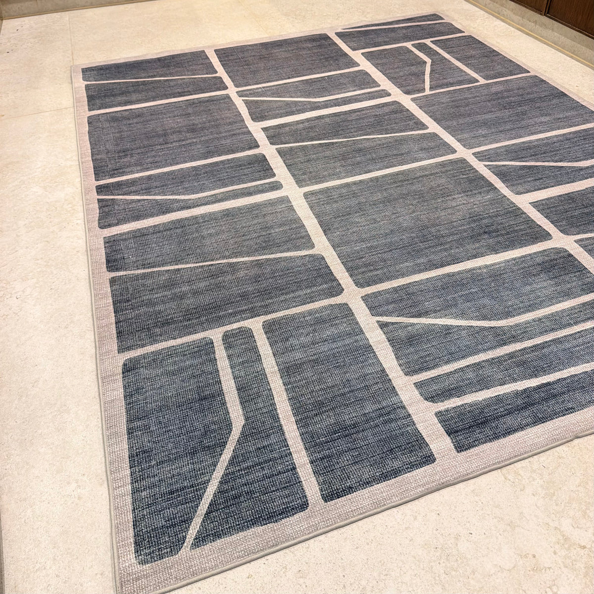Faded Blocks Kitchen Carpet