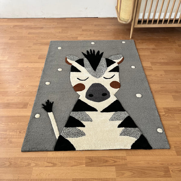 Zen Zebra kids carpet