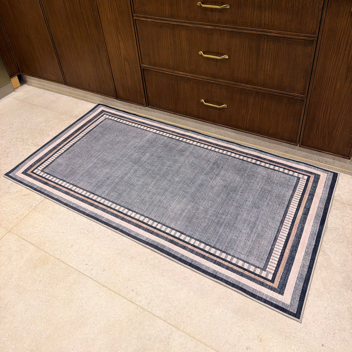 Washed Frame Kitchen Carpet