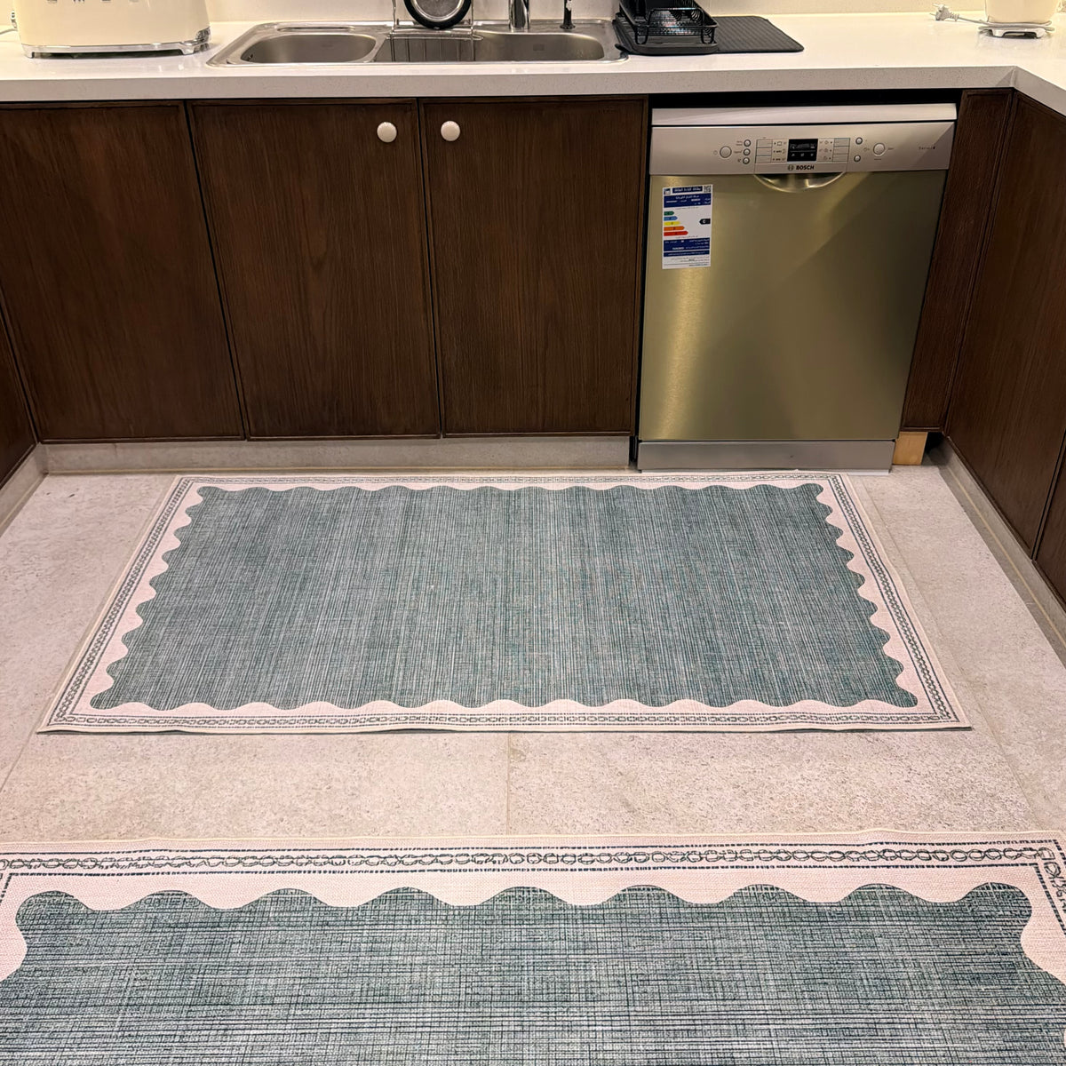 Sage Scallop Kitchen Carpet