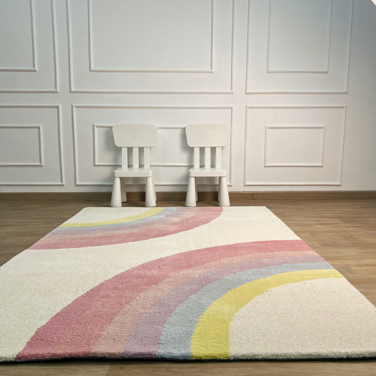 سجادة قوس قزح للأطفال