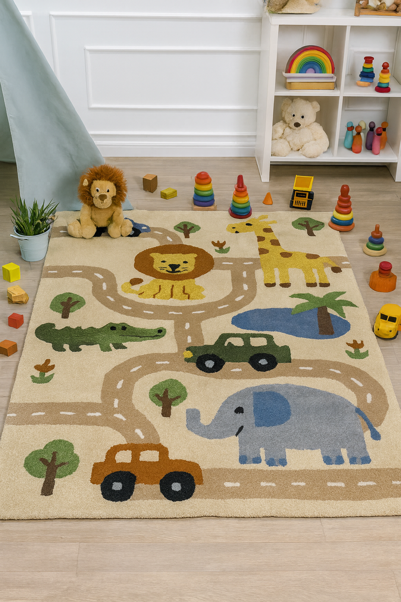 Safari Animals kids Carpet