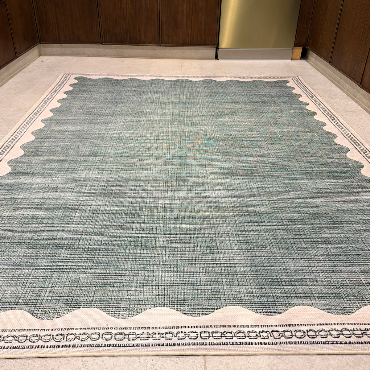 Sage Scallop Kitchen Carpet