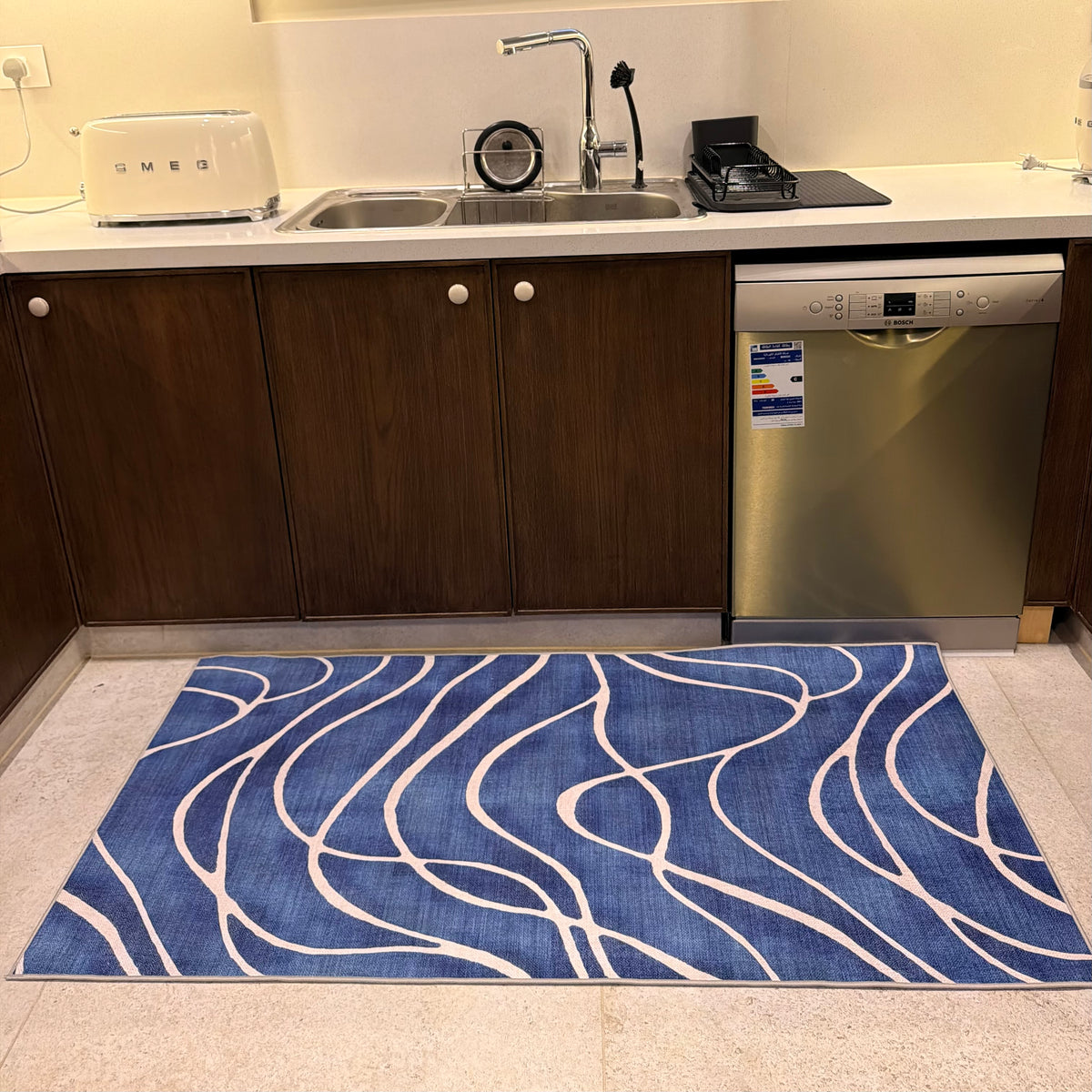 Tide Lines Kitchen Carpet