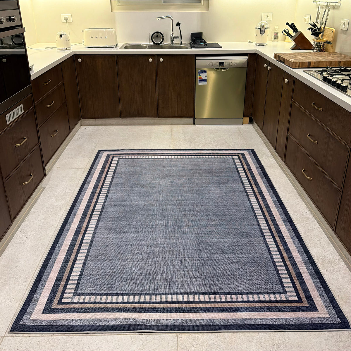 Washed Frame Kitchen Carpet