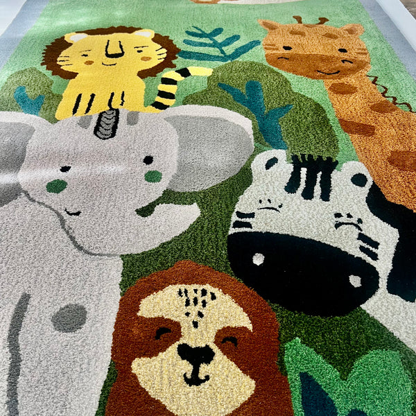 Jungle Animals Kids Carpet