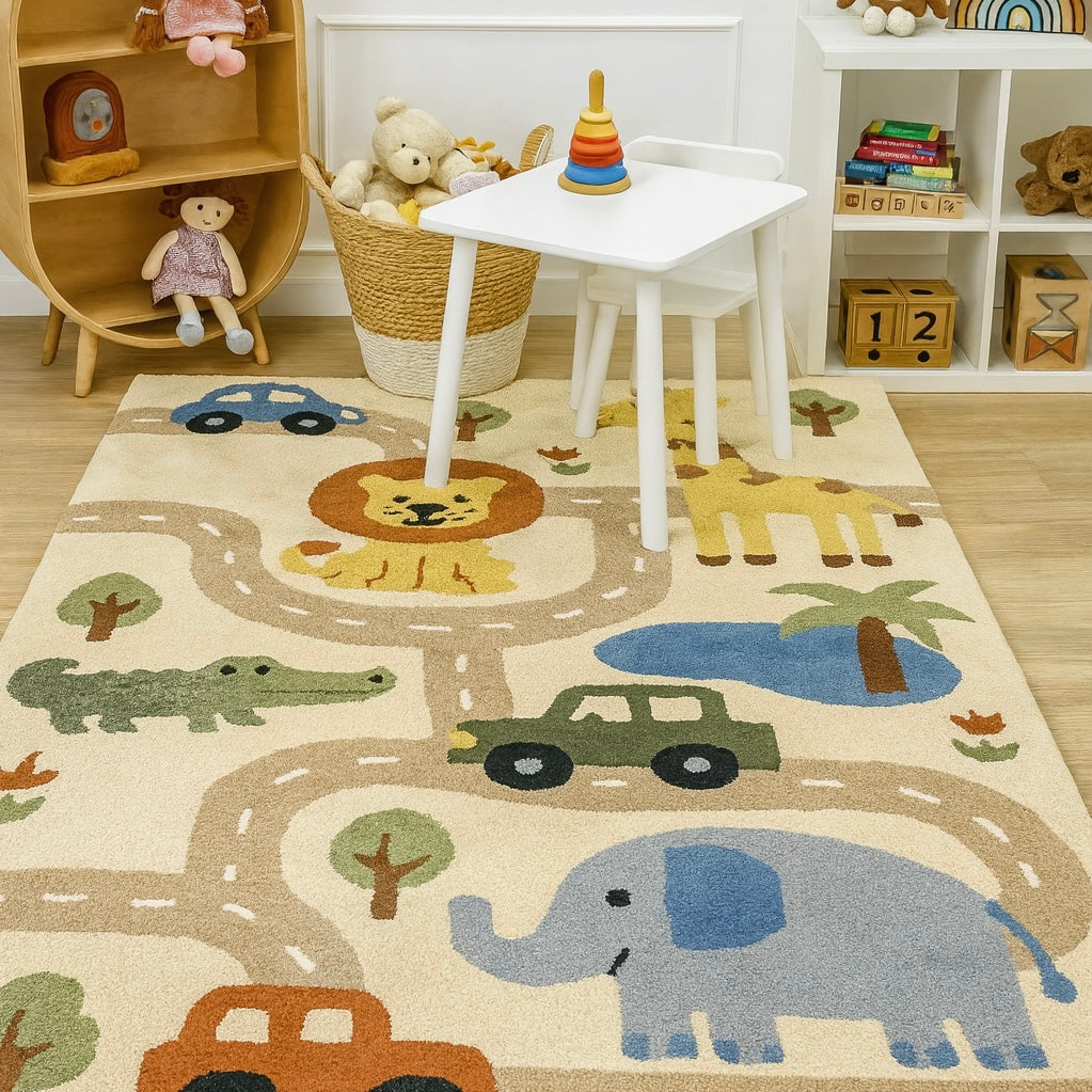 Safari Animals kids Carpet