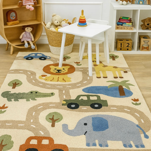 Safari Animals kids Carpet