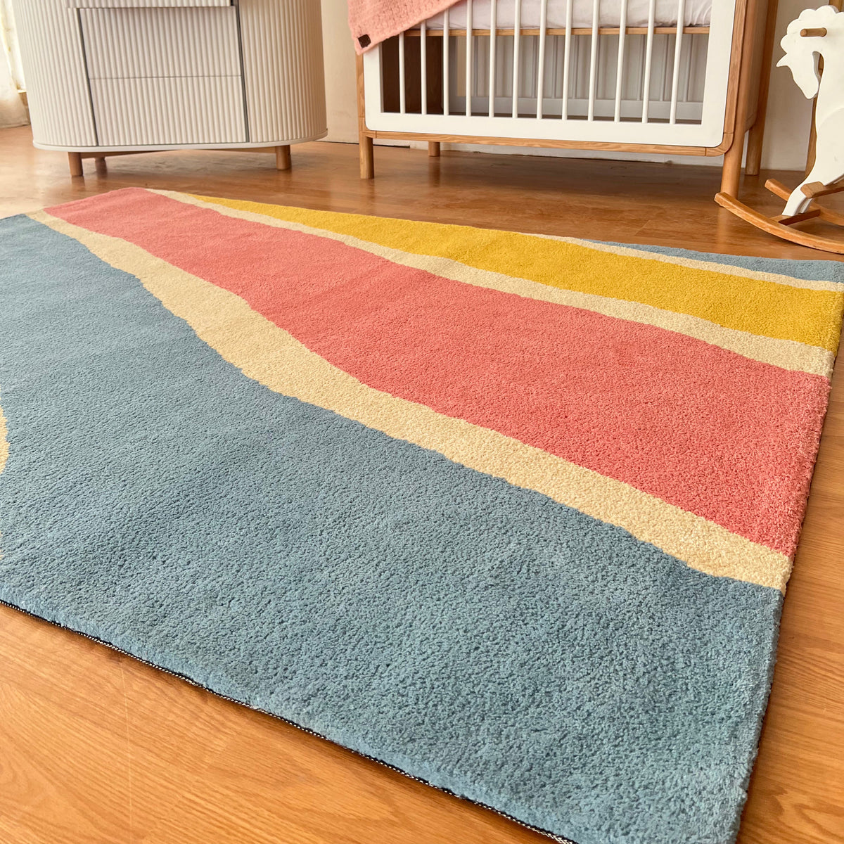 Colorful Waves Kids Carpet – Carpetivity