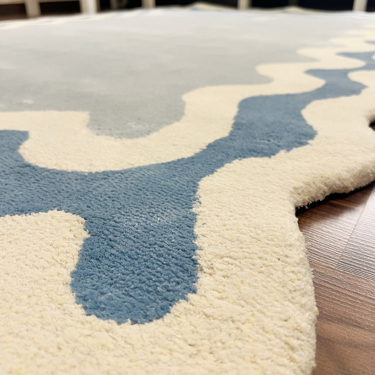 Blue waves Kids Carpet