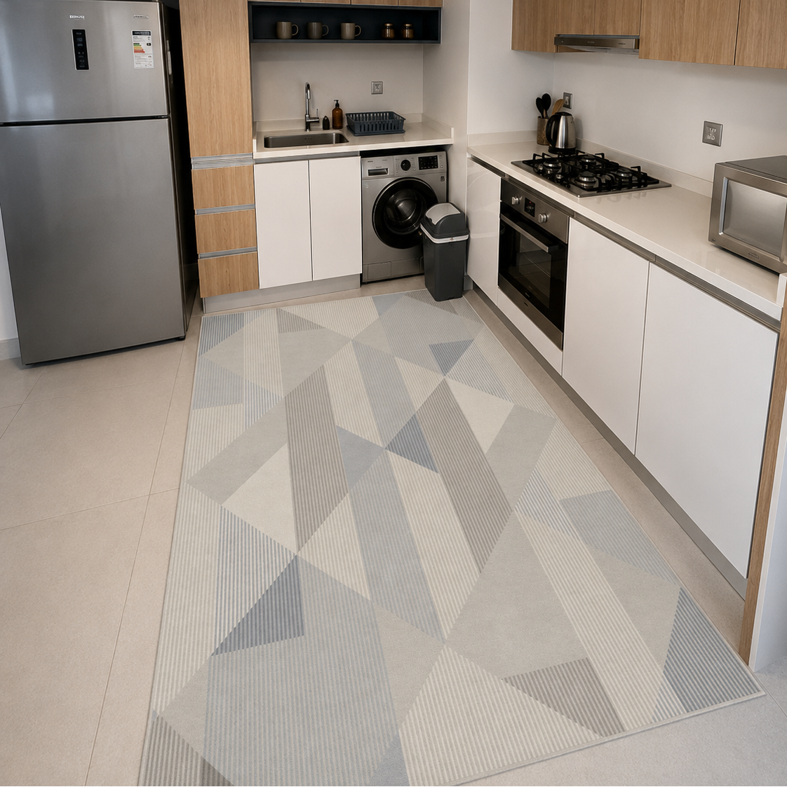 Origami Kitchen Carpet