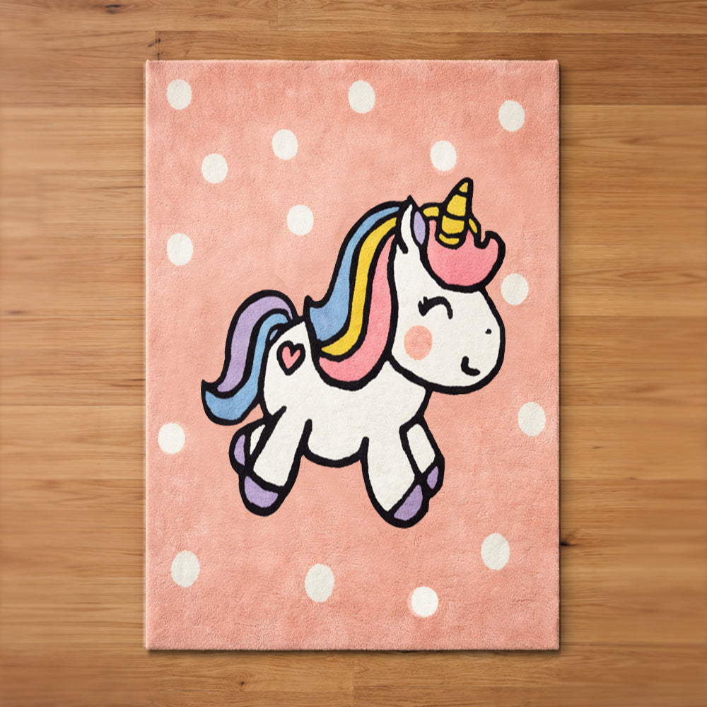 Pink Unicorn Kids Carpet