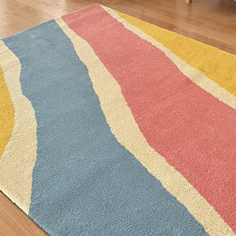 Colorful Waves Kids Carpet – Carpetivity