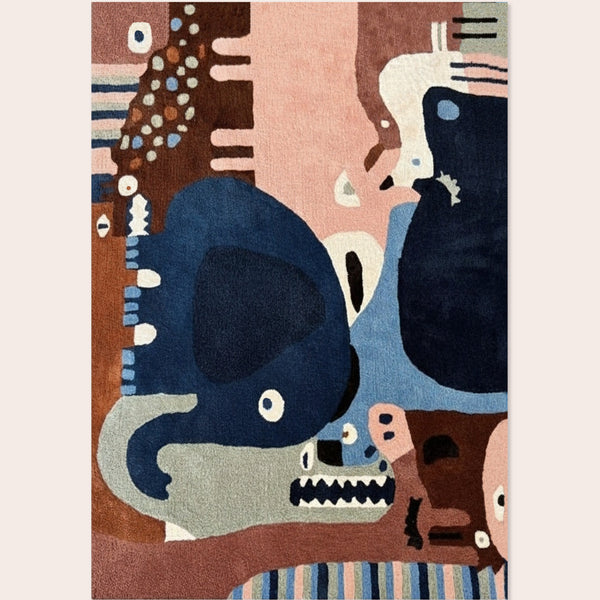 Abstract Animals Carpet