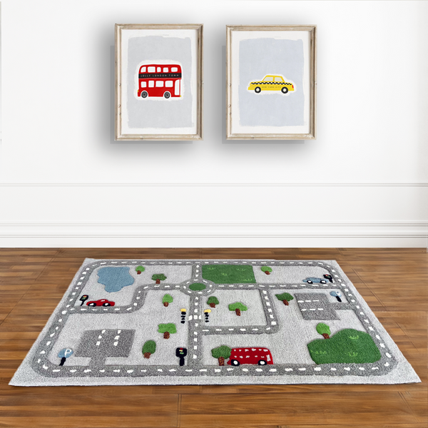 Cars Town Kids Carpet
