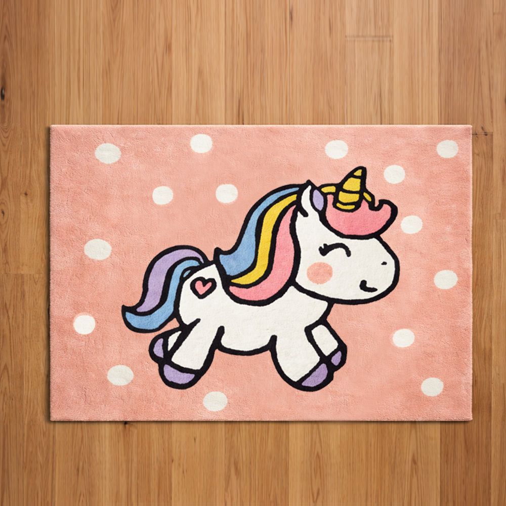 Pink Unicorn Kids Carpet